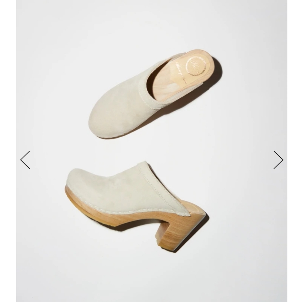 No.6 old school high heel clogs 41